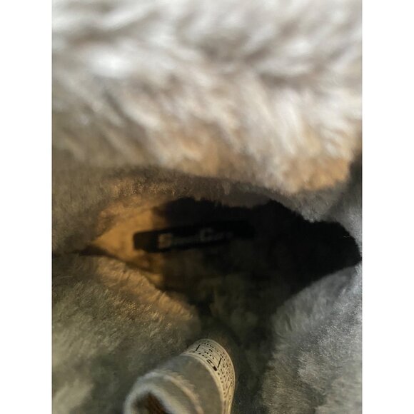 Silent Care Gray Ankle Boots Faux Fur Lining Anti Slip Lightweight Size 10 - Picture 9 of 9